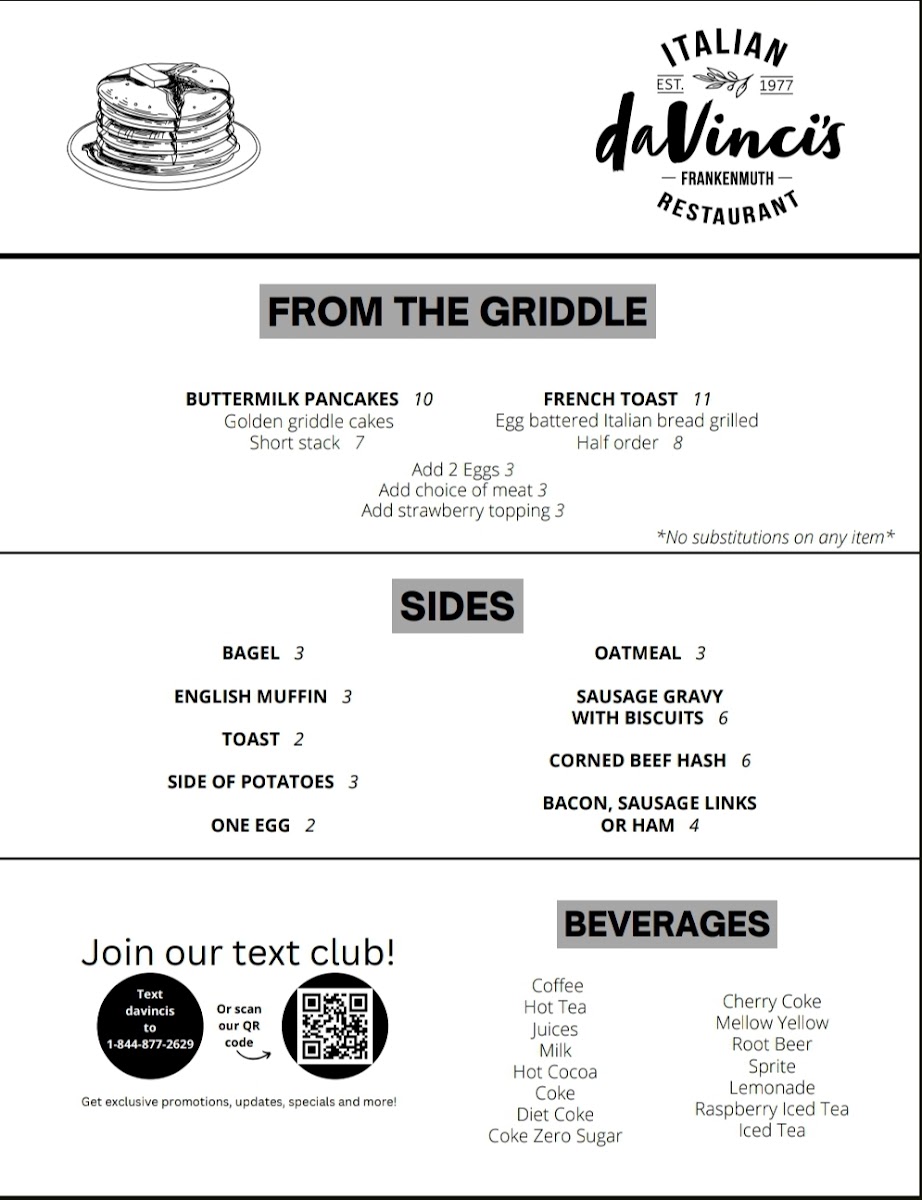 Da Vinci's Restaurant Menu-4