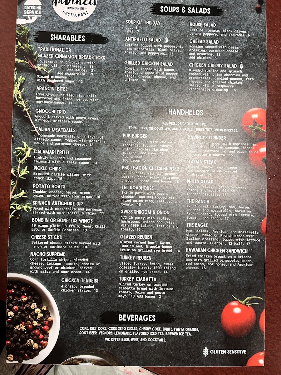 Da Vinci's Restaurant Menu-7